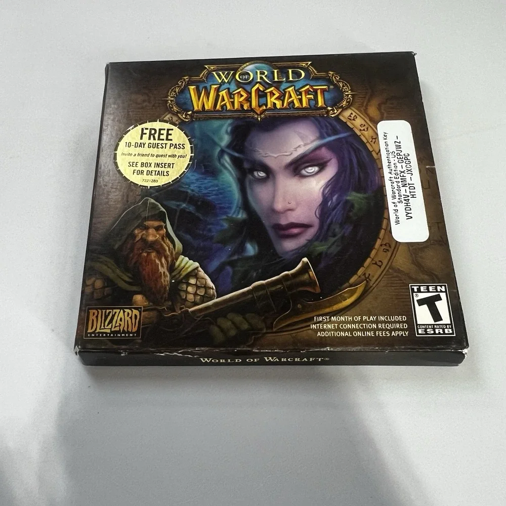 World of Warcraft (Windows/Mac, 2004) PC Classic Game Box Set Complete
